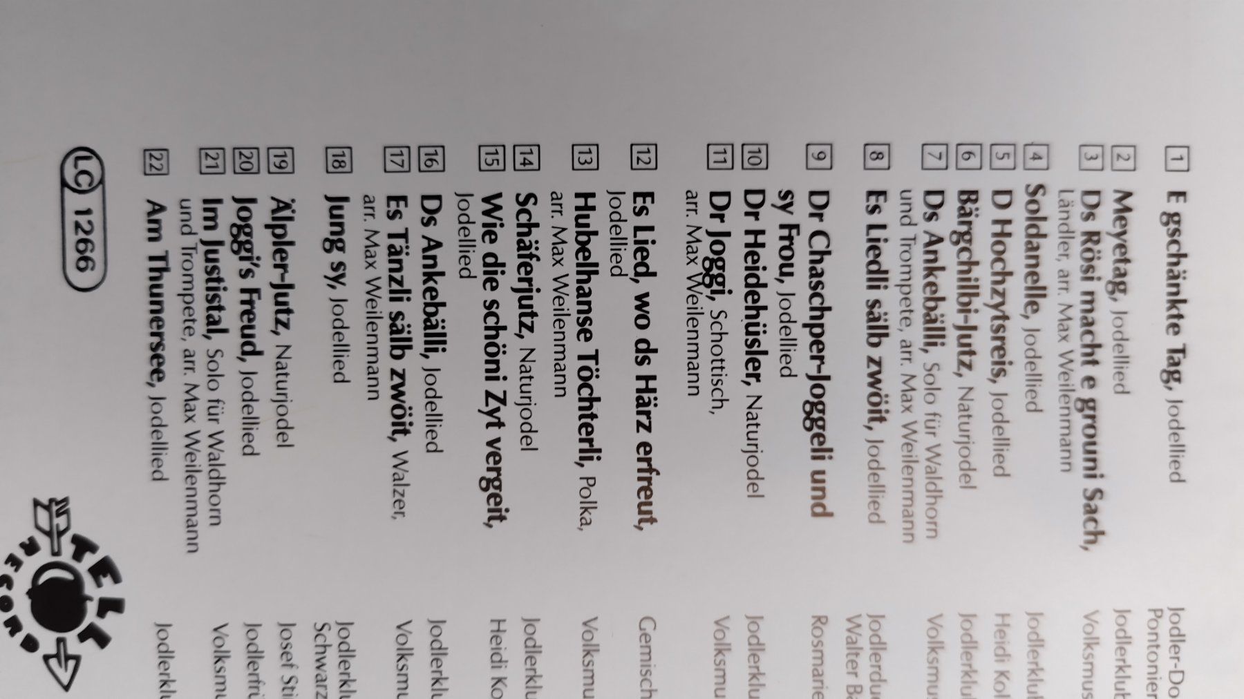CD: Jodel CD / Adolf Stähli - Mys Jodlerläbe ab Fr. 4 – Usato da Bellach venduto da JingleJerry 2