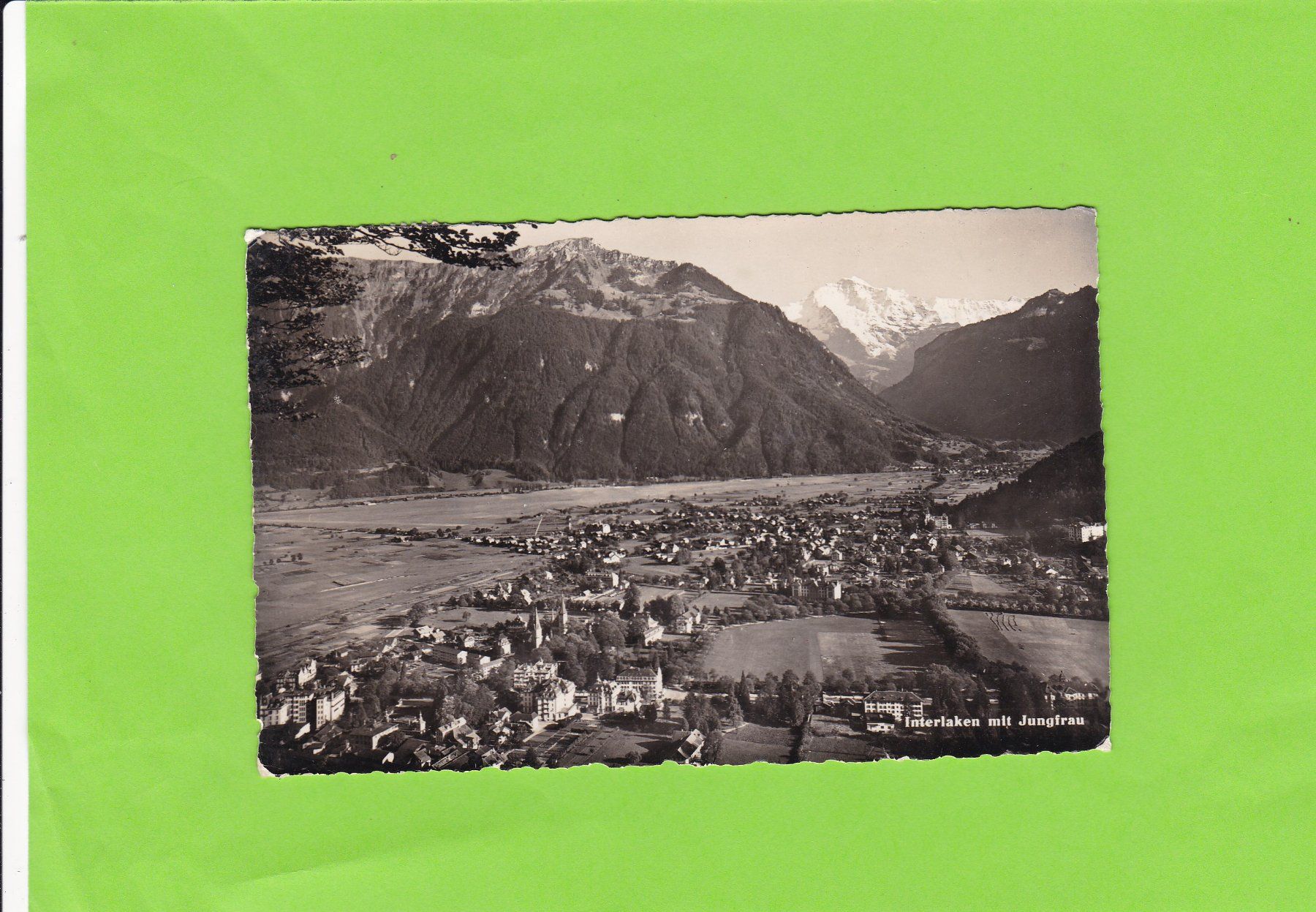 Cartoline postali: Interlaken – Usato da St. Peterzell venduto da neckertal