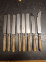 Antike Schärer Bern Tafelmesser mit Horngriff edle CH Marke