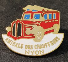 BB894 - Pin Feuerwehr Auto Amicale des Chauffeurs NYON