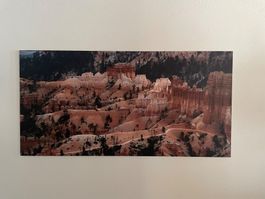 Wandbild Bryce Canyon USA 100x50cm guter Zustand