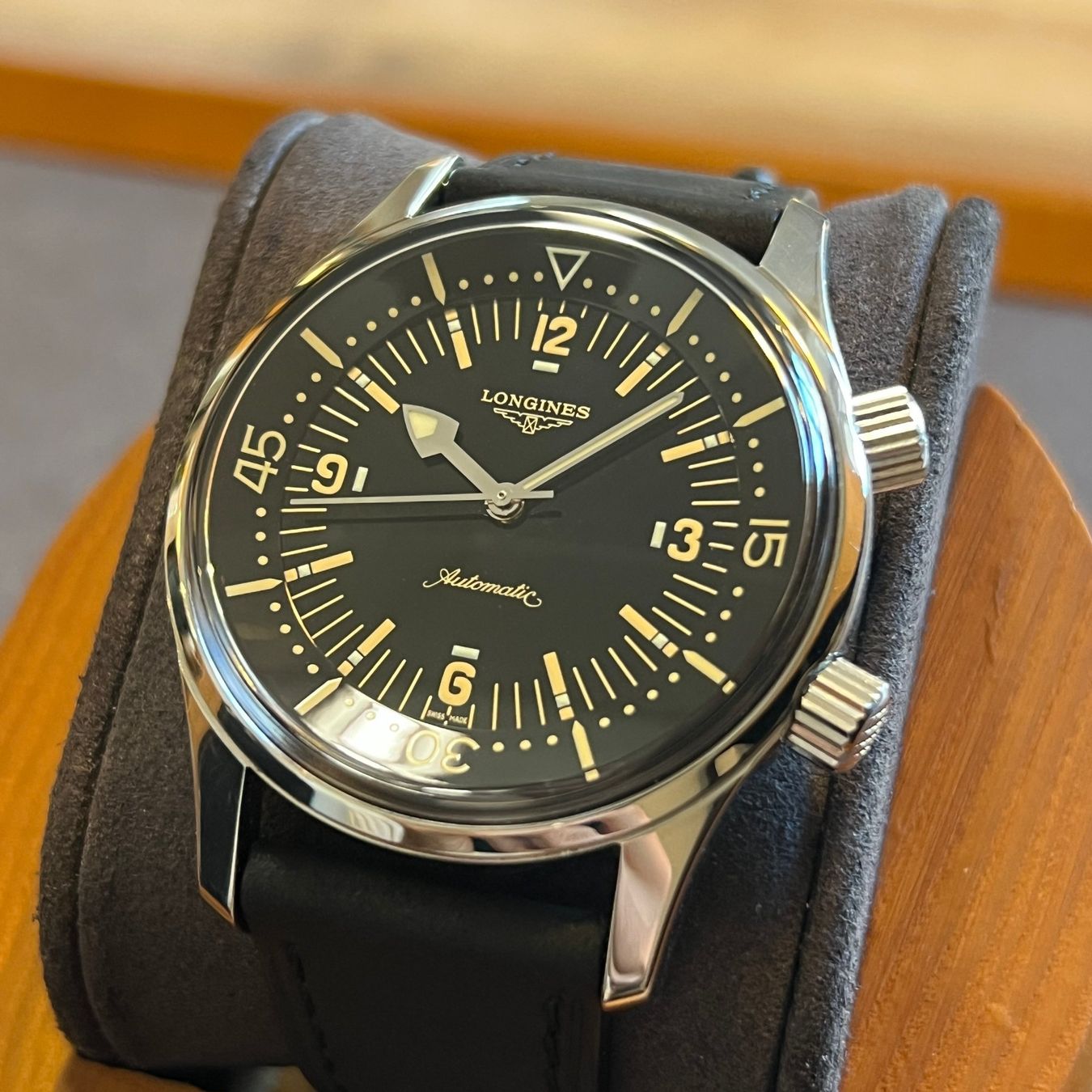Longines Orologi: Longines Legend Diver Automatic Black Dial L3.674.4 – Usato da Carouge GE venduto da Watchaser 2