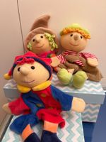 Sterntaler Handpuppen Mädchen, Knabe und Kasperli neu