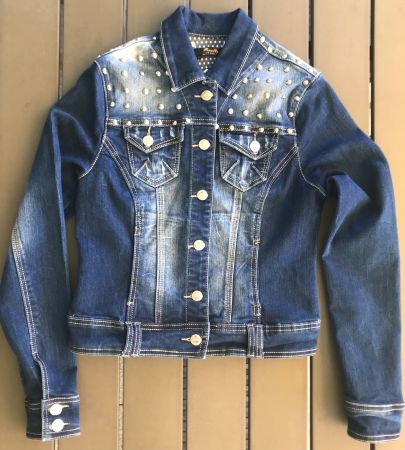REALTY Jeansjacke Damen Gr. DE 36 blau Casual-Look