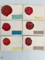 LÉGATIONS & AMBASSADES EN SUISSE - 6 X Cachets 19ème Siècle