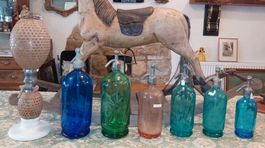 Sifonflaschen Sammlung, Top Flaschen, z.t. Uranglas