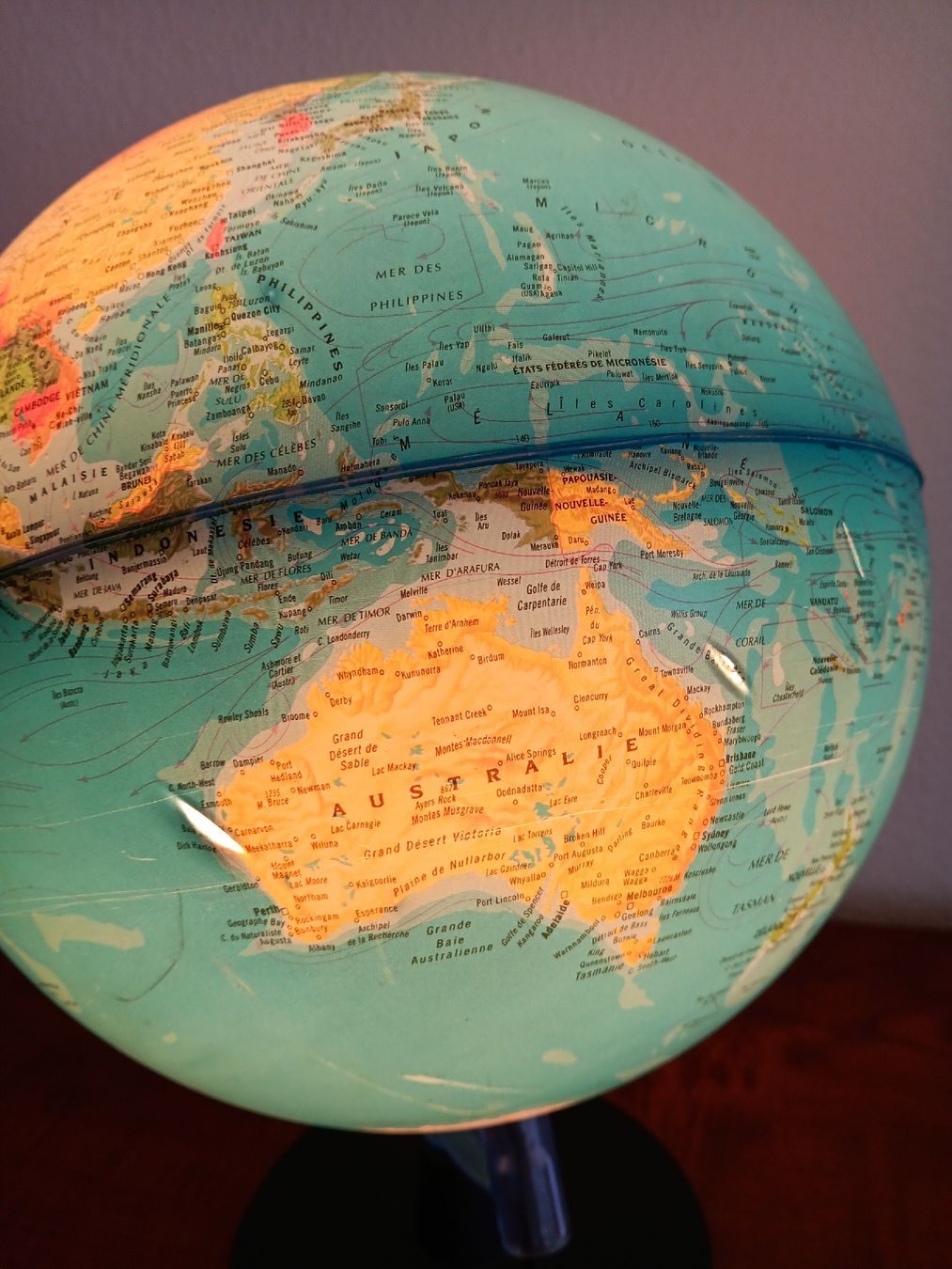 Lampade: mappemonde lampe globe – Usato da Lausanne venduto da Grabock 5