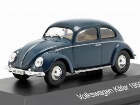 Volkswagen Modellini d'auto: VW Käfer "Bretzelkäfer" 1946-1953 dunkelblau           1:43 – Nuovo e nell'imballaggio originale da Gerlafingen venduto da espero88 2