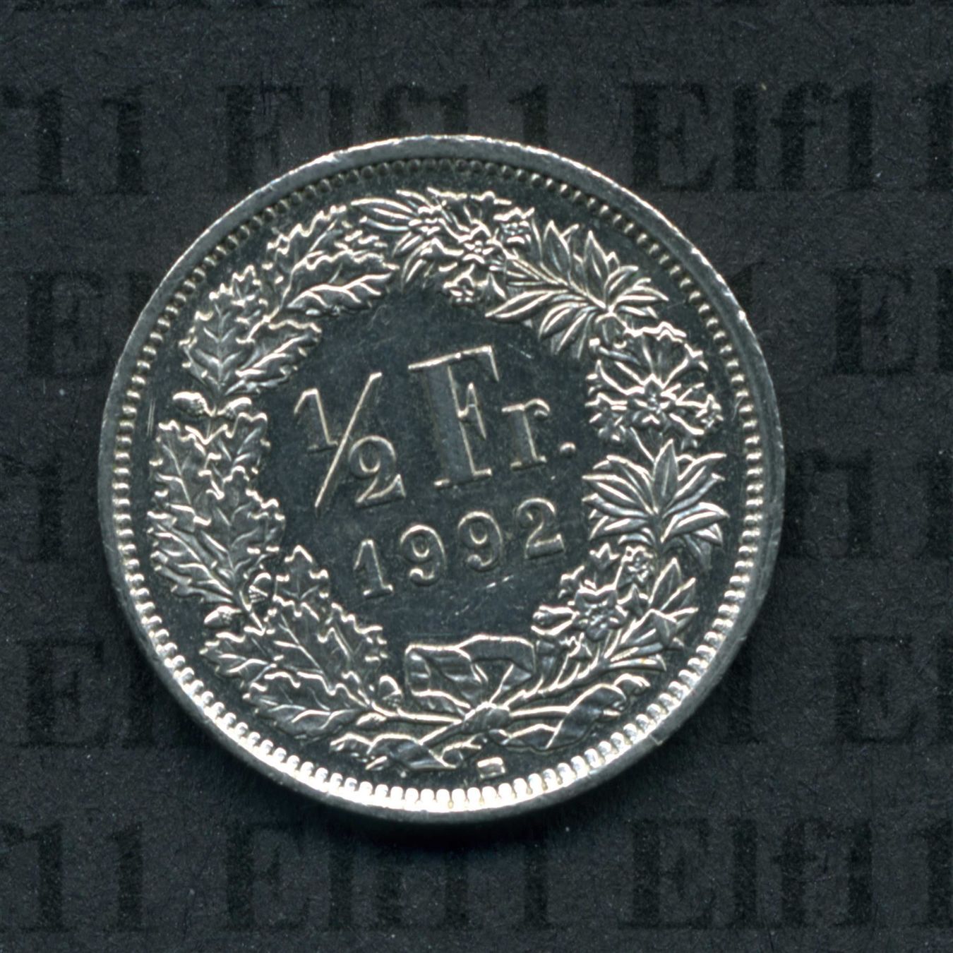 Tutti le monete: CHF___0.50 1992 vz 50 Rappen – Usato da Widnau venduto da Elf11