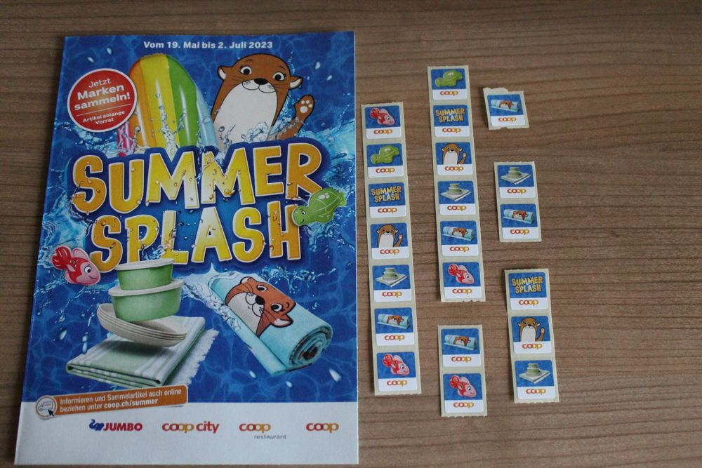 Coop Summer Splash 21 Sammelmarken | Kaufen auf Ricardo
