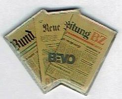 BEVO  Bund, Neue Zürcher Zeitung, Berner Zeitung BZ
