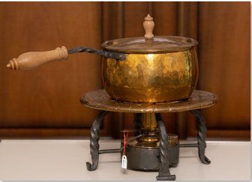 Padelle: Messinggarnitur Fondue Bourgignone – Usato da Arbon venduto da Ramon39
