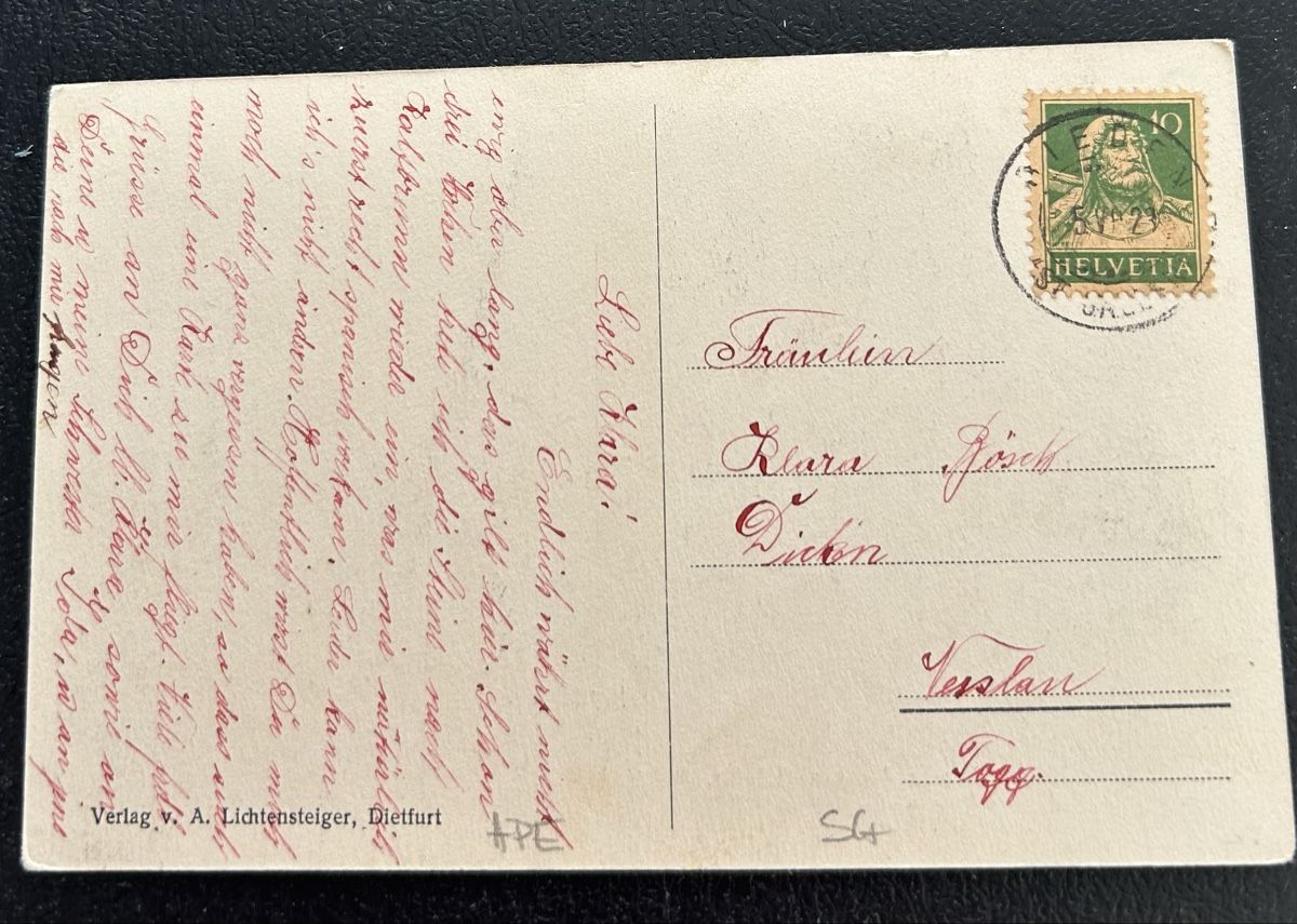 Cartoline postali: Gruss aus Rieden SG – Usato da Horw venduto da Tellbub 1
