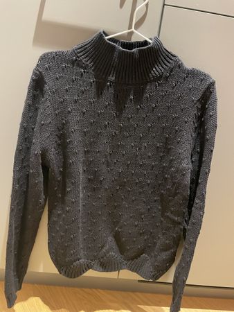 🖤Schwarzer Rollkragenpullover, Gr. S