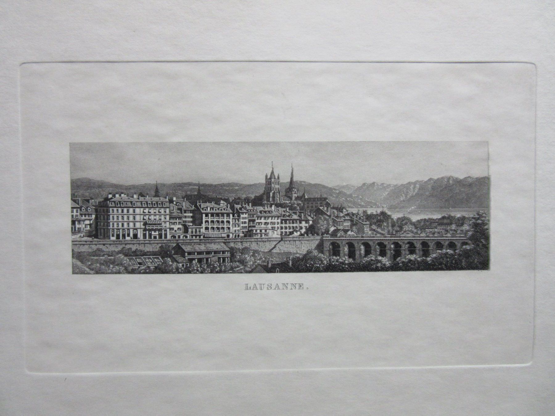 Incisioni: LAUSANNE AQUATINTA – Usato da Gersau venduto da grafik-kunst 1