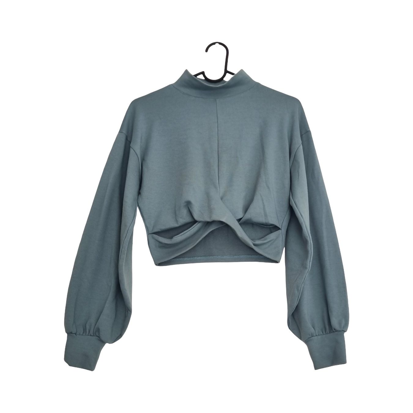 Maglioni & Felpe: Pull court croisé bleu-vert - Taille S – Usato da Lausanne 25 venduto da fla_bpj5