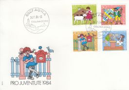 1984 Pro Juventute  FDC 6927 Agra Collina d'Oro