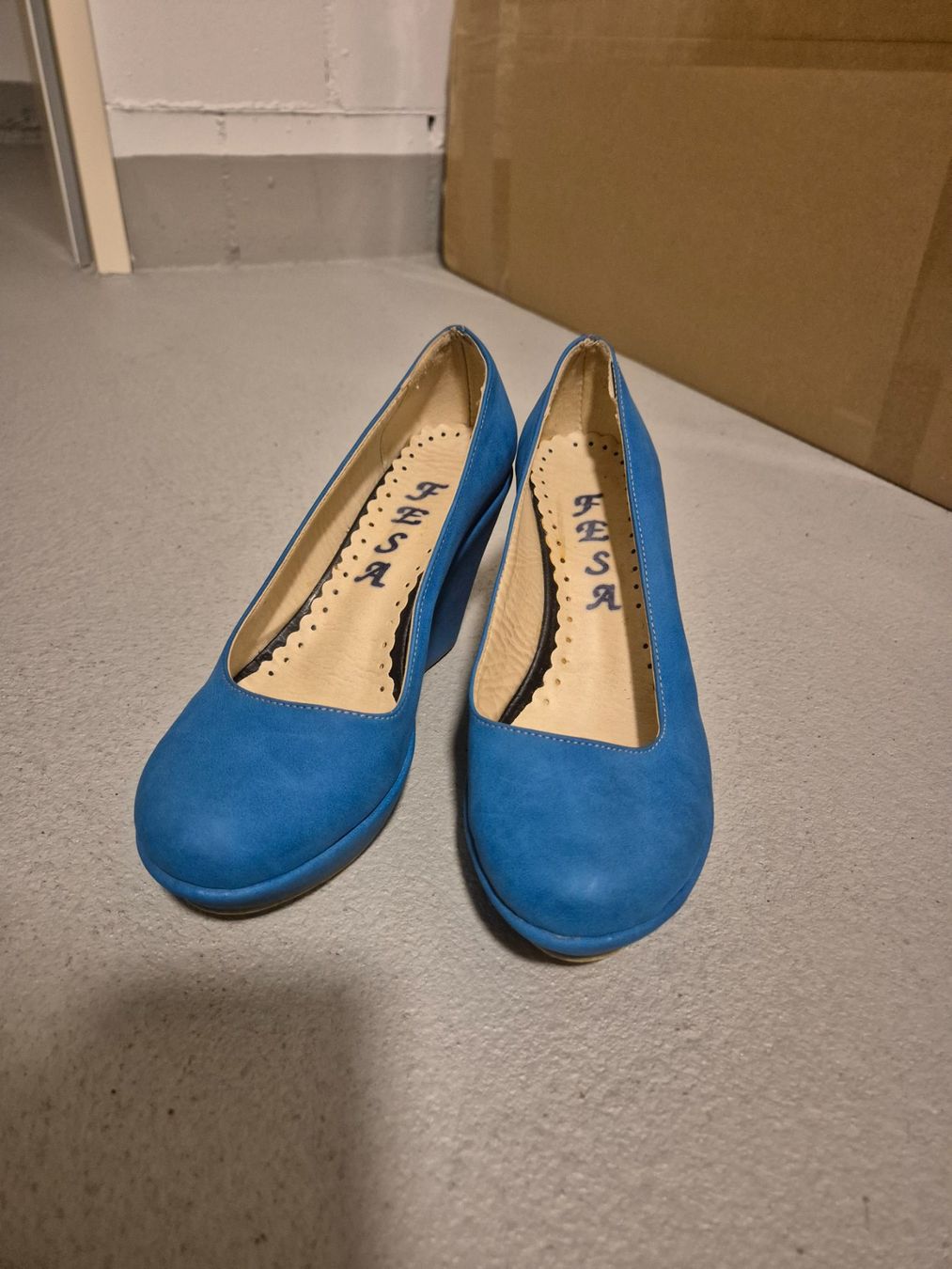 Scarpe da donna: Schicke, blaue Keilpumps - Gr. 37 – Usato da Wohlen AG venduto da dim_rg9y 1