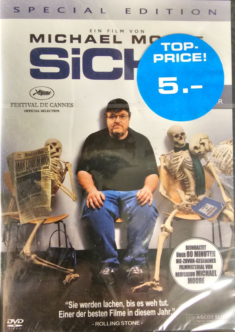 Tutti i DVDs: Sicko – Nuovo e nell'imballaggio originale da Wahlen b. Laufen venduto da Cg10