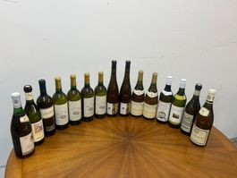 15 Flaschen Weisswein hauptsächlich Schweiz