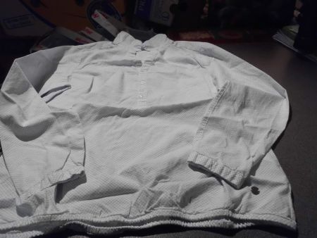 Bluse Grösse 36,  Tchibo, weiss/blaue