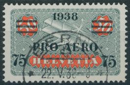 1938 - Flugpost - Pro Aero - Ersttag Stempel ET