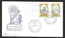 Vatikan FDC Serie 789-790 Joh. van Ruusbroec ET 29.9.1981