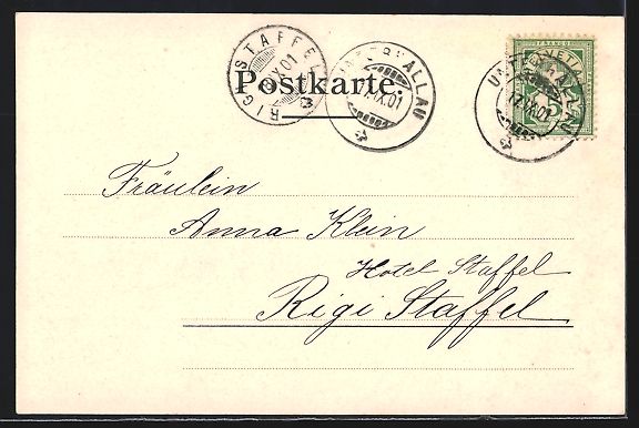 Cartoline postali: AK Schaffhausen, Strassenpartie im Ort – Usato da Berlin venduto da bartko-reher 1