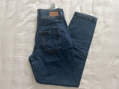 Damen / Teenager Jeanshose "Clockhouse" Mom blau Grösse 36