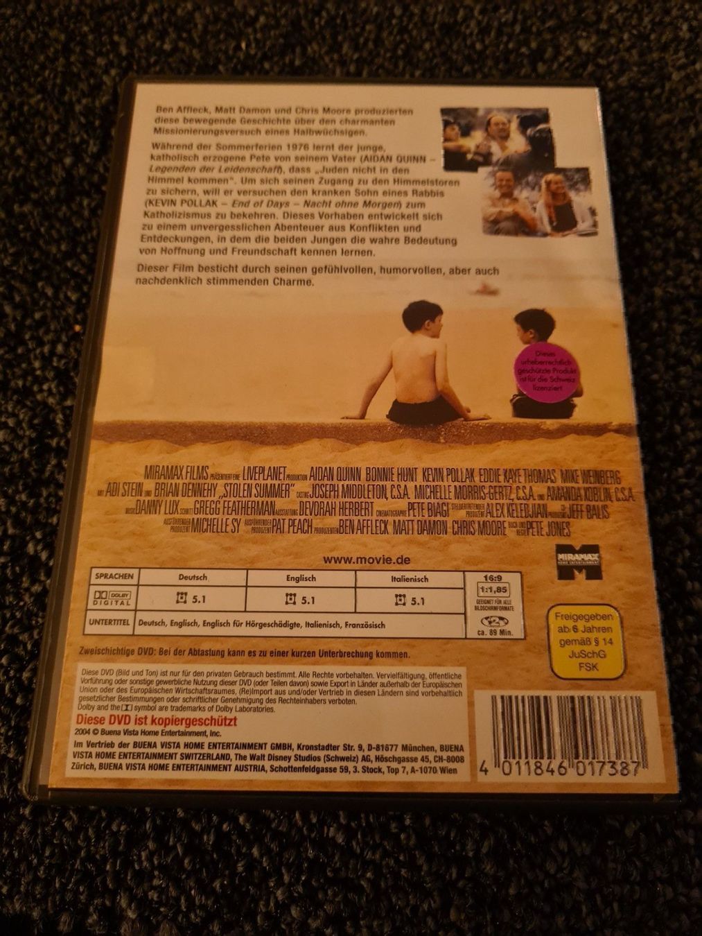 Tutti i DVDs: STOLEN SUMMER (7292) – Usato da Ruswil venduto da Ruck.Zuck. 1