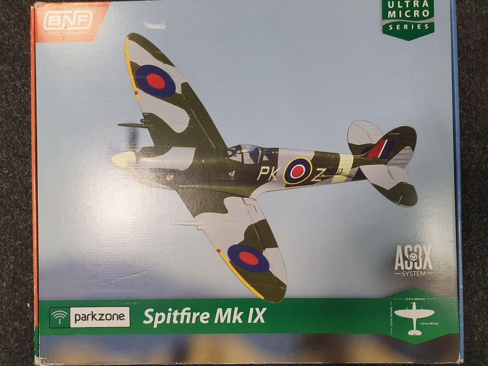 PARKZONE SPITFIRE MK IX UMX BNF AS3X | Kaufen Auf Ricardo