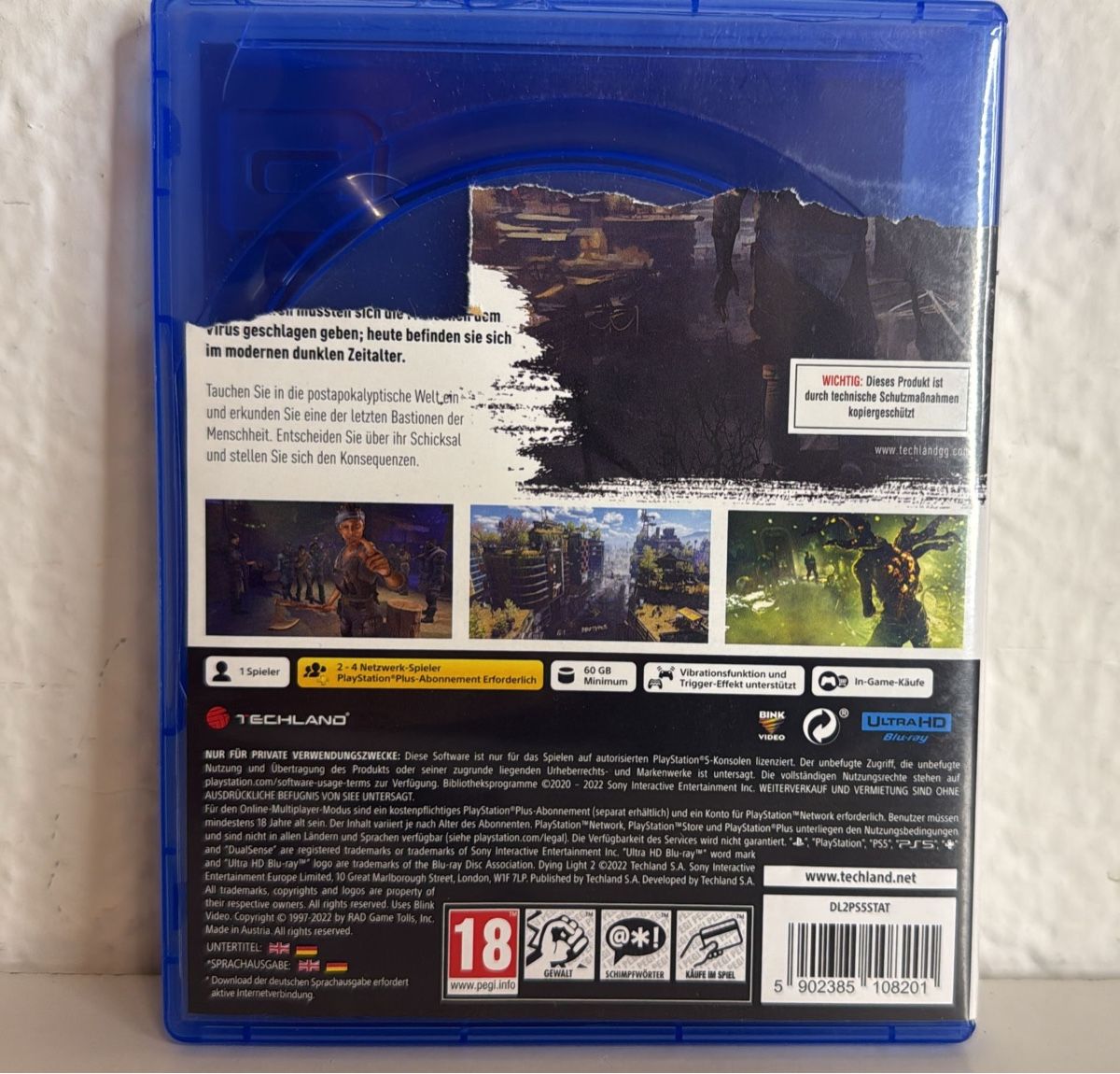 Sony Giochi: Dying Light 2 Stay Human PS5 game disc and case – Usato da Ehrendingen venduto da bubulence 1