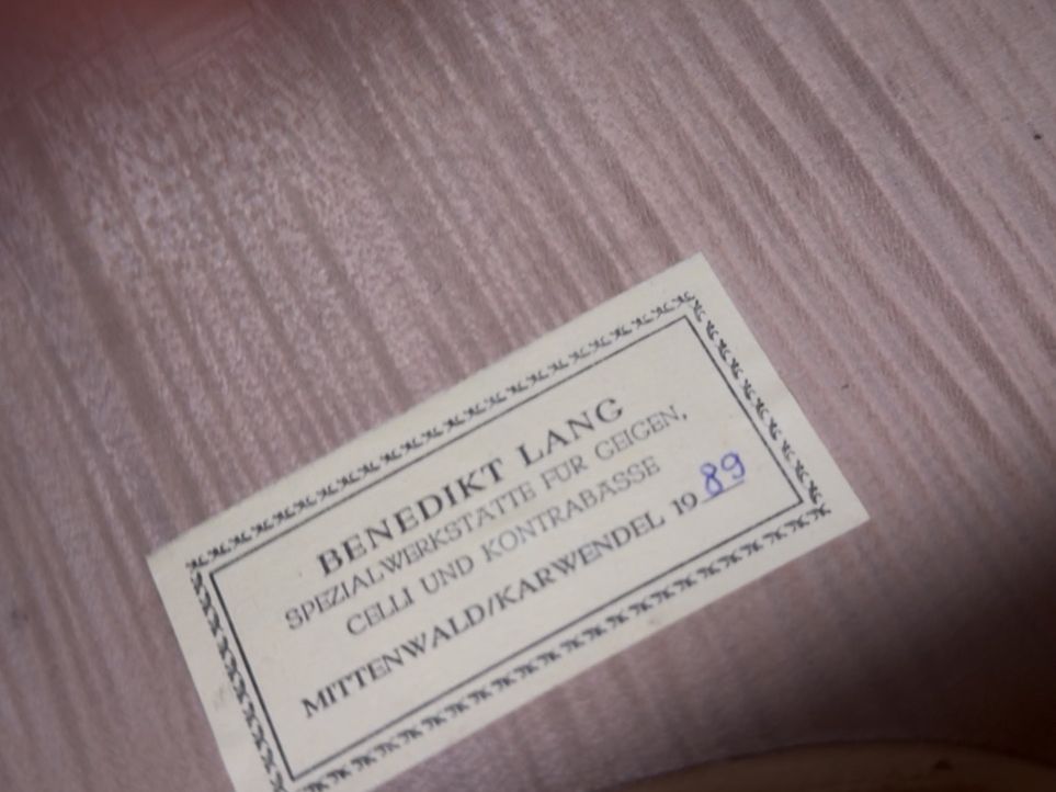 Strumenti musicali: Cello von Benedikt Lang (Mittenwald) – Usato da Illnau venduto da Halixx 9