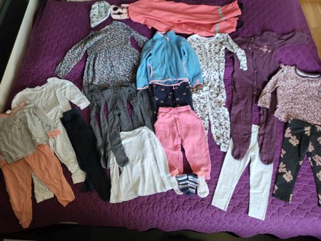Herbst-/Winter Kleiderpaket für Mädchen Gr. 98-104