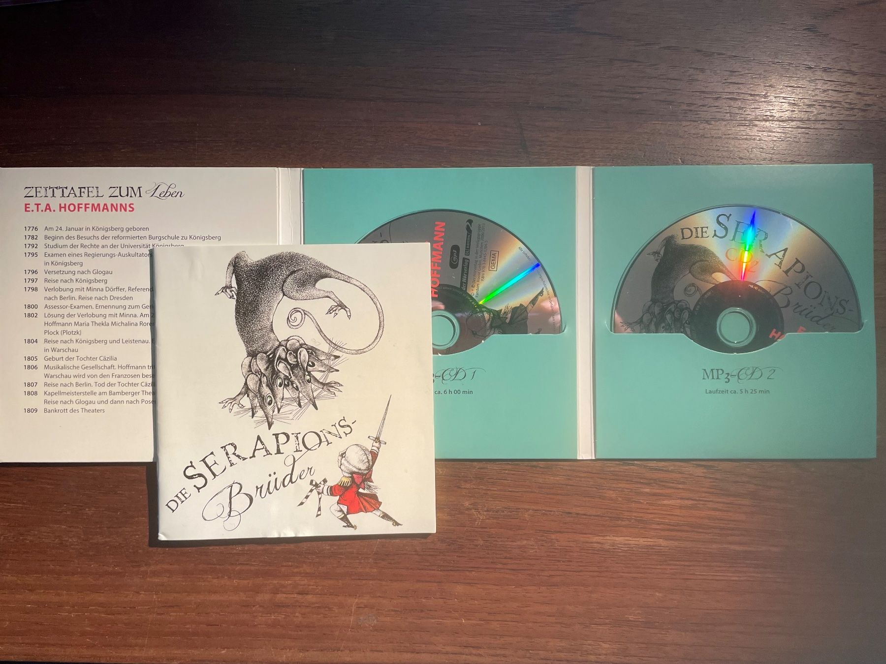 Hörbücher: E.T.A. Hoffmann CD Hörbücher: – Gebraucht aus Bern von Marcuse2004 8