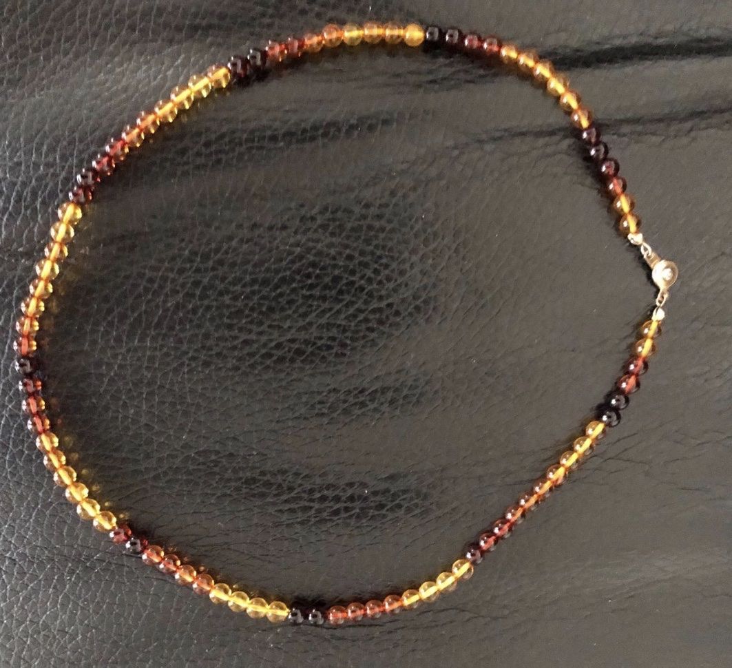 Sonstiger Schmuck: Set Halskette und Anhänger aus Bernstein – Gebraucht aus Endingen von Warlock 1