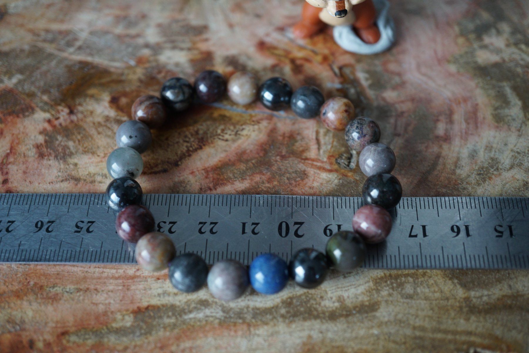 Pietre preziose: Armband 9mm  Mix Sugelith Richterit  Mangan – Nuovo e nell'imballaggio originale da Eschenbach SG venduto da topstone 1