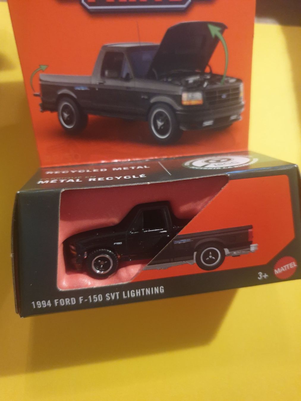 Matchbox Modellini d'auto: Matchbox 1994 FORD F-150 SVT LIGHTNING – Nuovo e nell'imballaggio originale da Oftringen venduto da Rotor 2