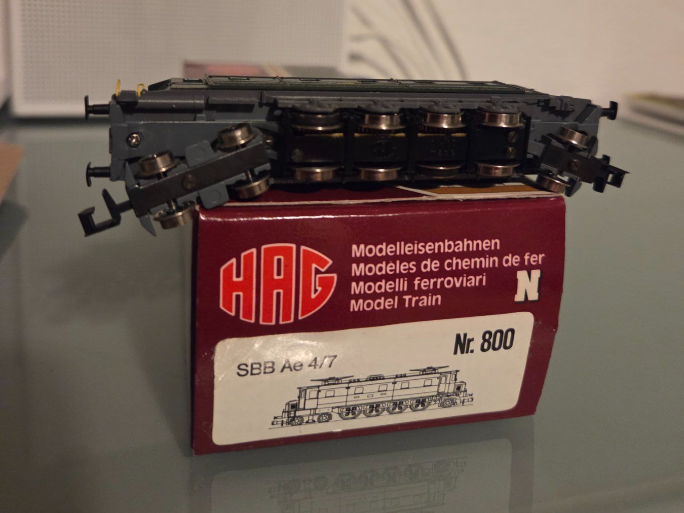 Hag Modelleisenbahnen: HAG SBB Re 4/7  Nr. 800 – Gebraucht aus Arni AG von bruno1951 6