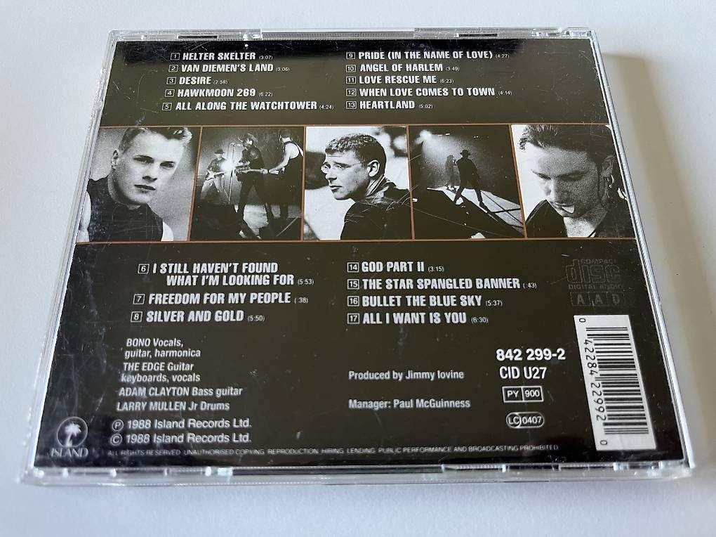 CD: U2: Rattle and Hum [CD] – Usato da Zürich venduto da audn 1