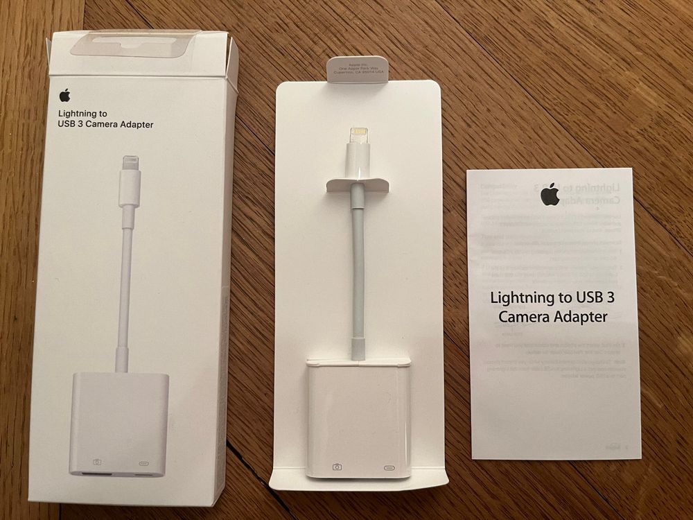 APPLE Lightning to USB 3 Camera Adapter (Neu (gemäss Beschreibung)) in ...