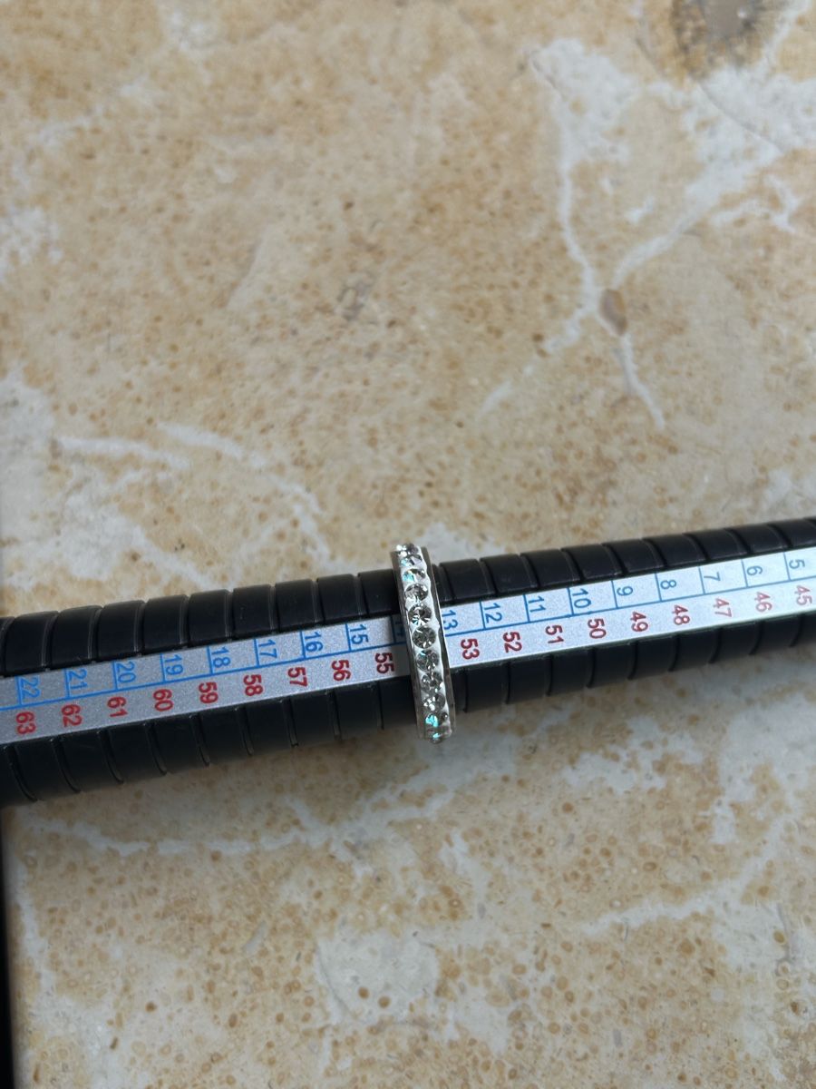 Anelli: Ring gr.54 glitzerkranz - Funkelnd & Elegant! – Usato da Dittingen venduto da Bellevista 7