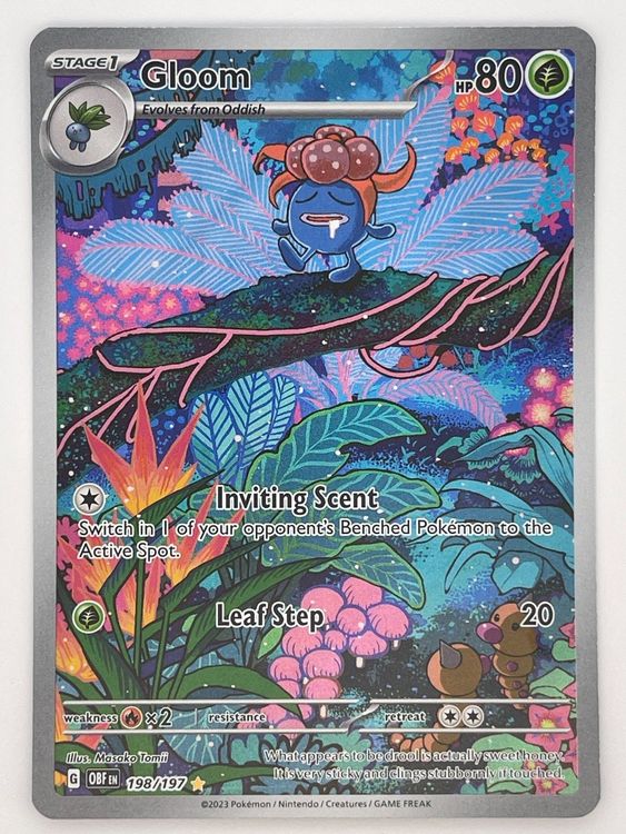 Gloom 198/197 Illustration Rare Pokémon Obsidian Flames | Kaufen auf ...