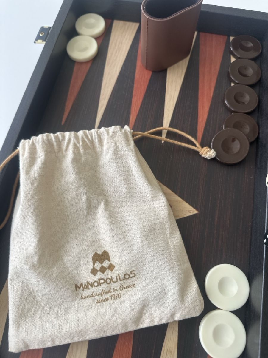 Giochi: Edles Backgammon Spiel von Manopoulos, neuwertig! – Usato da Kilchberg ZH venduto da Seb92 1