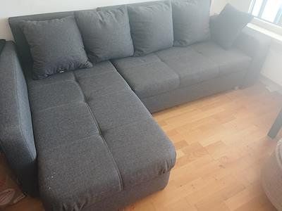 Divani: Ecksofa mit Schlaffunktion und Bettkasten gebraucht – Usato da Laufenburg venduto da ELLU02
