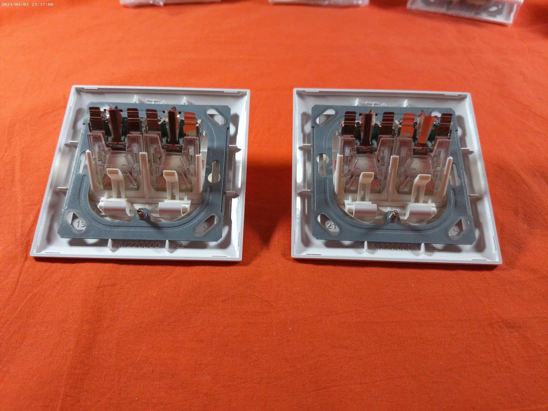 Feller Spine: Netzwerkdose 2x RJ45 Dual – Usato da Oftringen venduto da shoptwotrade 7