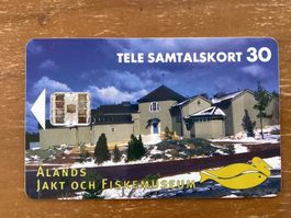 Telefonkarte Åland Finnland