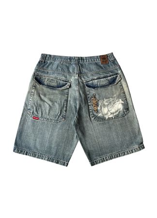 RARE Vintage JNCO Bulldog Jorts (L)