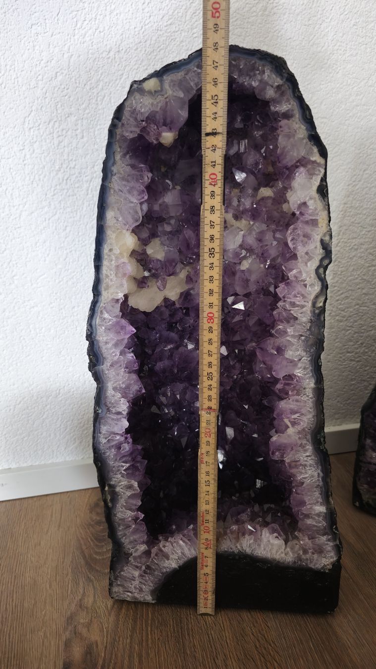 Minerali & Pietre curative: Amethystdruse mit Calcit – Nuovo (secondo la descrizione) da Neu St. Johann venduto da HeyThere90 1