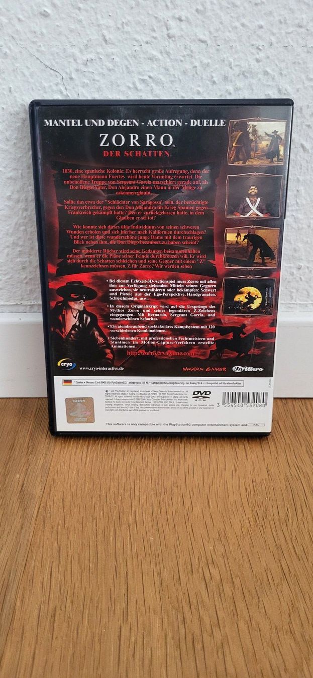 Sony Jeux: PS 2 - Zorro Der Schatten – D'occasion à Münsingen par DigitaleSpielecke 1